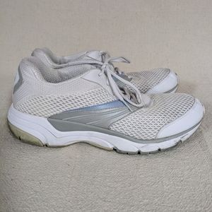 Timberland Pro Series Women's Sz 10M Nursing Shoe Anti fatigue White Silver Blue